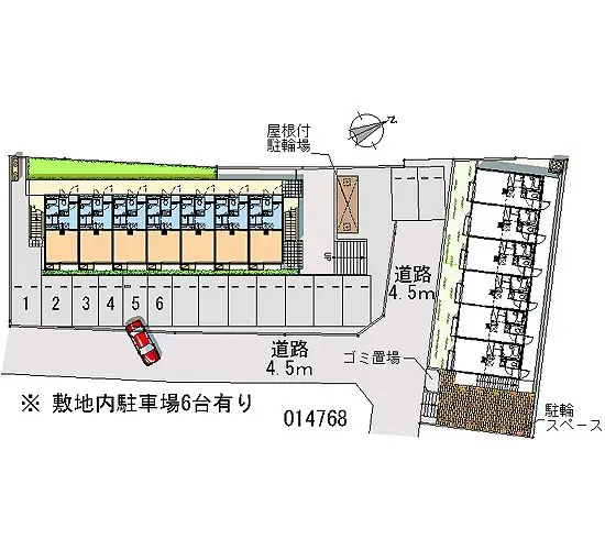 ★手数料０円★厚木市下荻野　月極駐車場（LP）